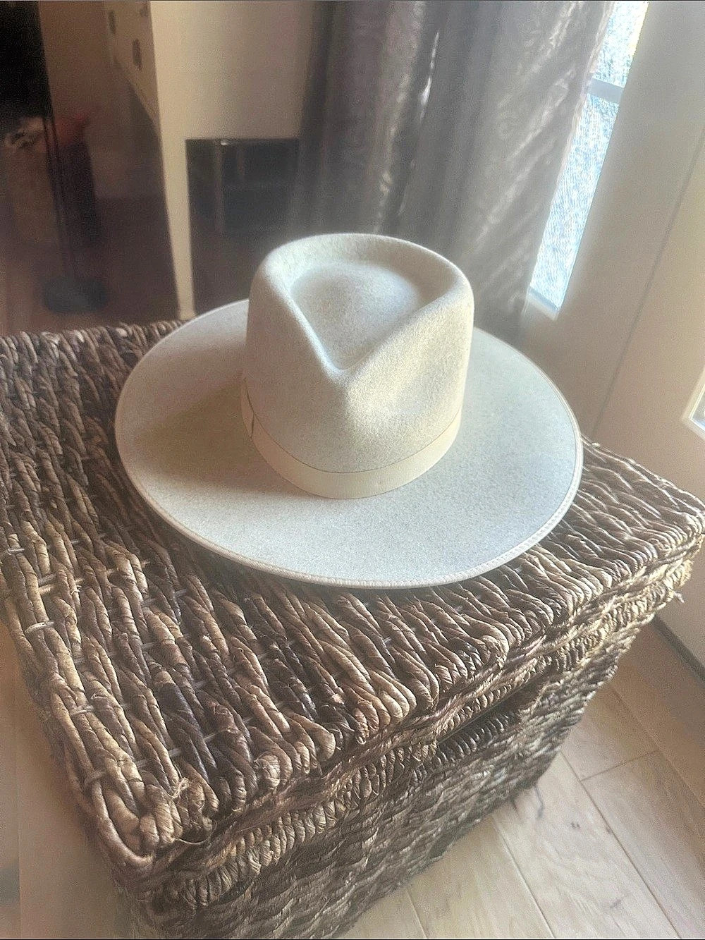 Lack of Color light grey Rancher Wide Brim Hat